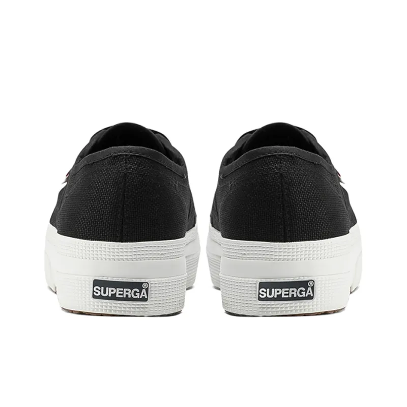 SUPERGA Lightweight Low Top Canvas Shoes Unisex Black-3