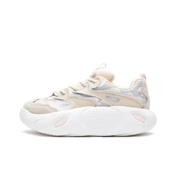 Champion Anti Slip Wear Resistant Low Top Chunky Sneakers Women's Khaki