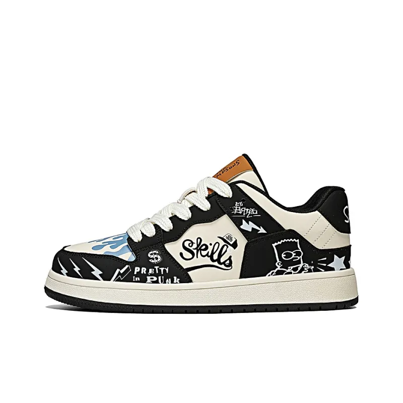 The Simpsons Low Top Skateboard Shoes Unisex-2