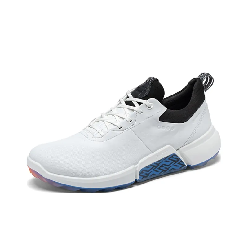 Ecco Golf Biom H4 Cushioning Anti Slip And Wear Resistant Coverage Low Top Casual Shoes Men's White-1
