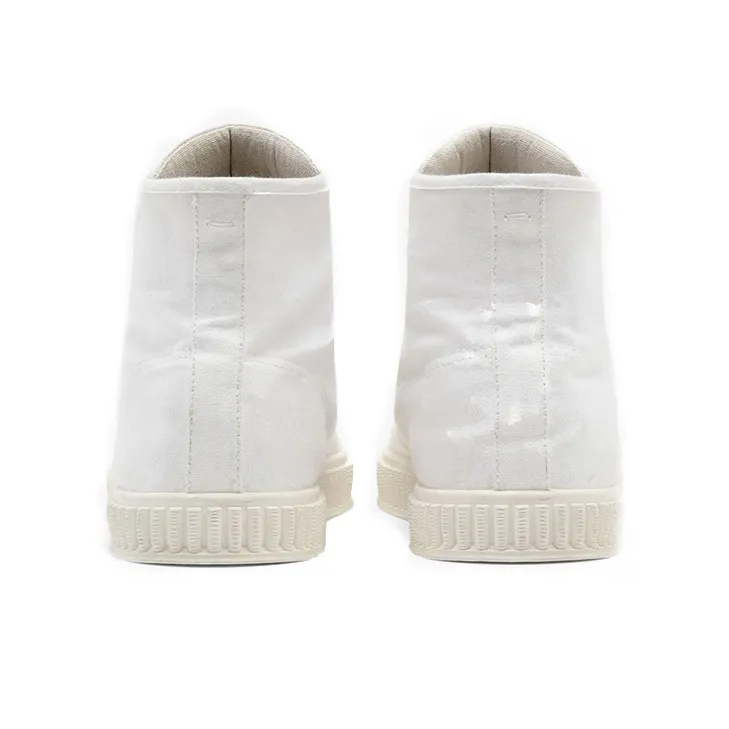 Maison Margiela Slip Resistant High Top Canvas Shoes Men's White-3