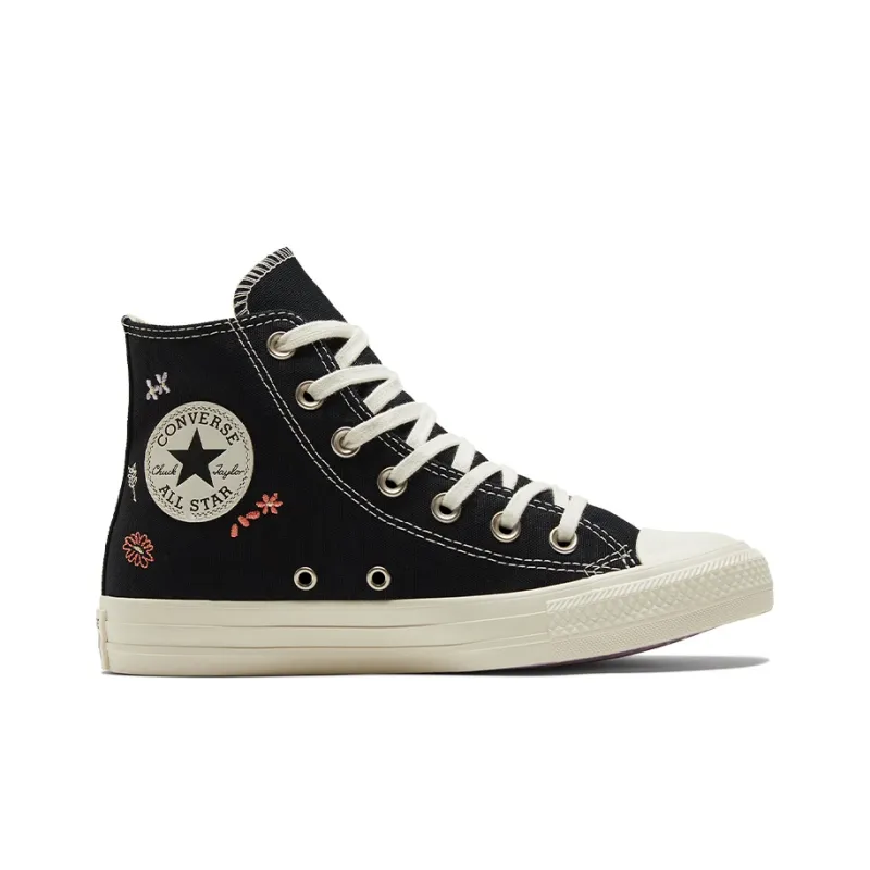 Converse Women's Chuck Taylor All Star High 'Embroidered Floral Black' Women's-1