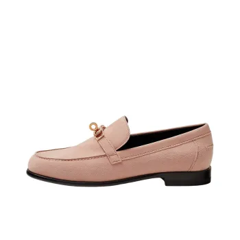 HERMES Destin Casual Single Shoes Women's Metal Pink