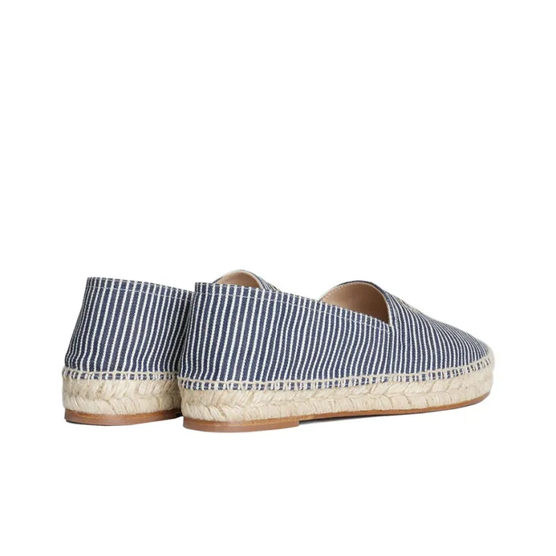 CELINE Taillat Espadrille Women's Casual Shoes Women's Blue White-3