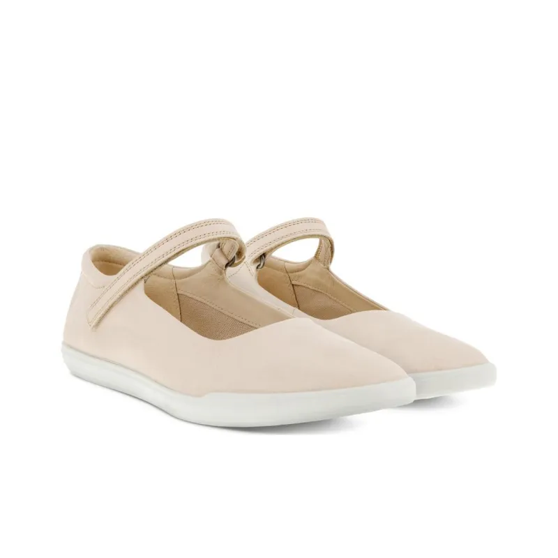 Ecco Flat Shoes Women's Stone Gray Stone-2