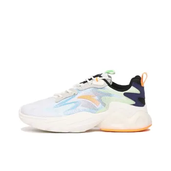 Anta Life Collection Anti Slip Wear Resistant Low Top Chunky Sneakers Men's Blue White