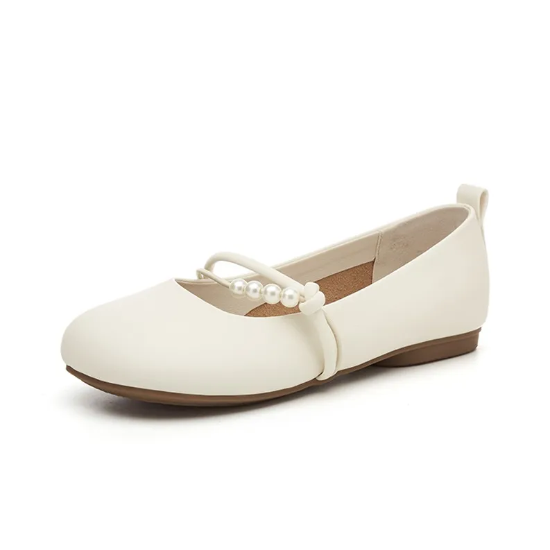 DAPHNE Casual Single Shoes Women's White Yellow-1