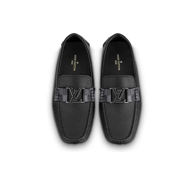 LOUIS VUITTON Monte Carlo Moccasin Shoes 'Black' Women's-2