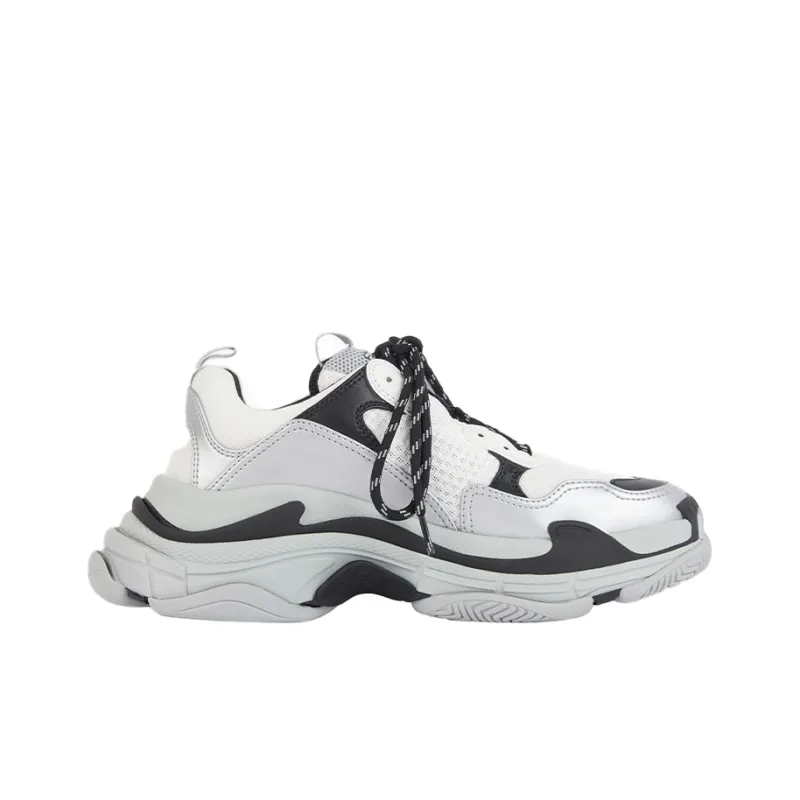 Balenciaga Triple S Grey Metallic-1