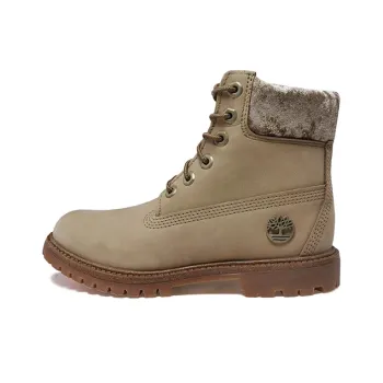 Timberland 6 Inch Premium Waterproof Boot 'Beige Nubuck Velvet' Women's