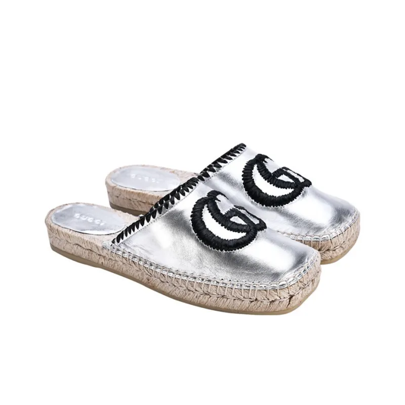 GUCCI Espadrilles Closed Toe Slippers Women's-2