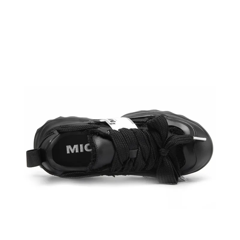 MIO Chunky Sneakers Women's Black-4