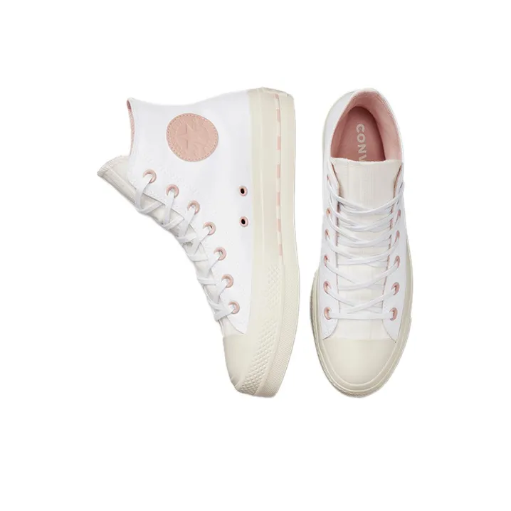 Converse Women's Chuck Taylor All Star Lift High 'White Pink Clay' Women's-4