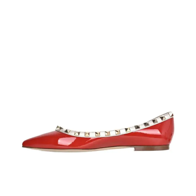 Valentino GARAVANI Casual Single Shoes Women's Red-0