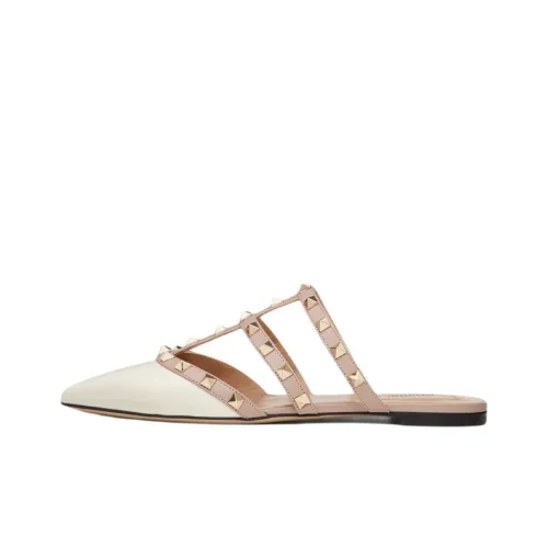 Valentino Rockstud Women's Casual Shoes Women's White