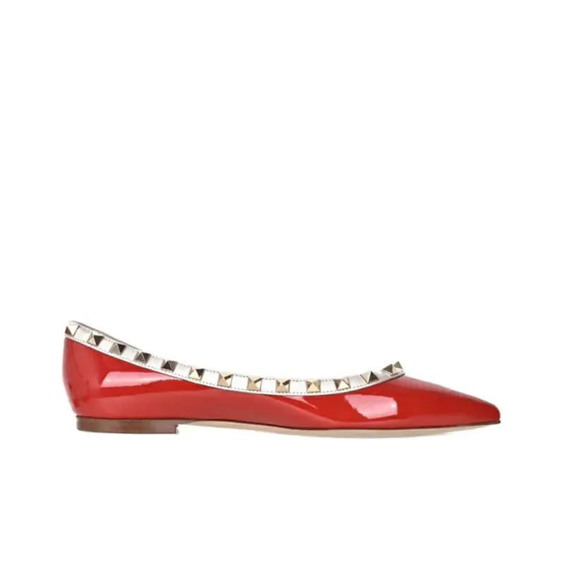 Valentino GARAVANI Casual Single Shoes Women's Red-1