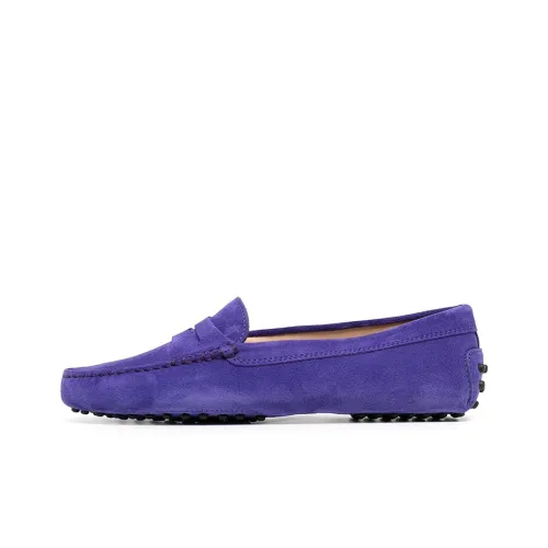 TOD'S Suede Penny Loafers