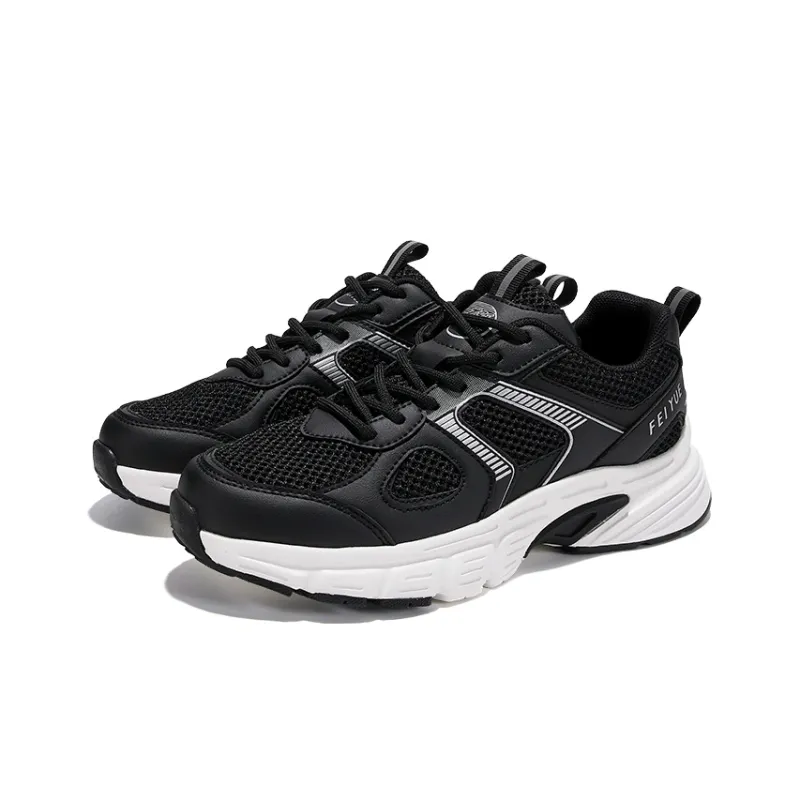 Feiyue Low Top Chunky Sneakers Women's Black-2