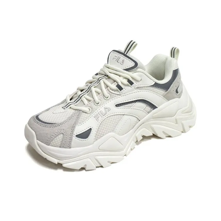 FILA Fishbones Low Top Running Shoes White/Grey-1