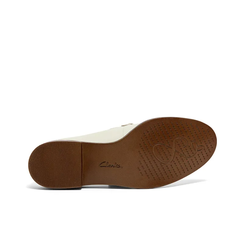 Clarks Women's Casual Shoes Women's Low Top White-2