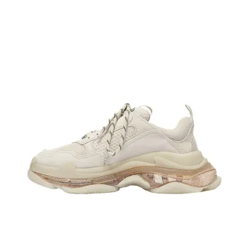 Balenciaga Triple S 'Clear Sole' Nude Sneakers Women's