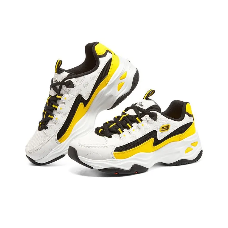 Skechers D'Lites 4.0 'White Yellow' Women's-2