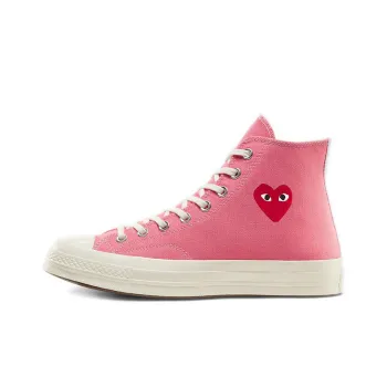 Converse Chuck Taylor All Star 70 Hi Comme Des Garcons Play Bright Pink