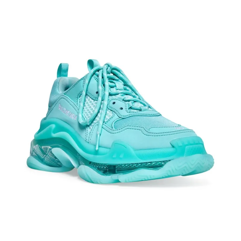 Balenciaga Triple S Clear Sole Blue Women's-2