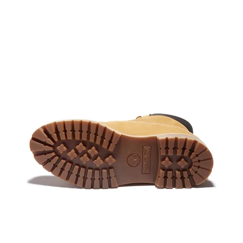 Timberland 6 Inch Premium Waterproof Warm Lined Boot 'Wheat Nubuck'-4