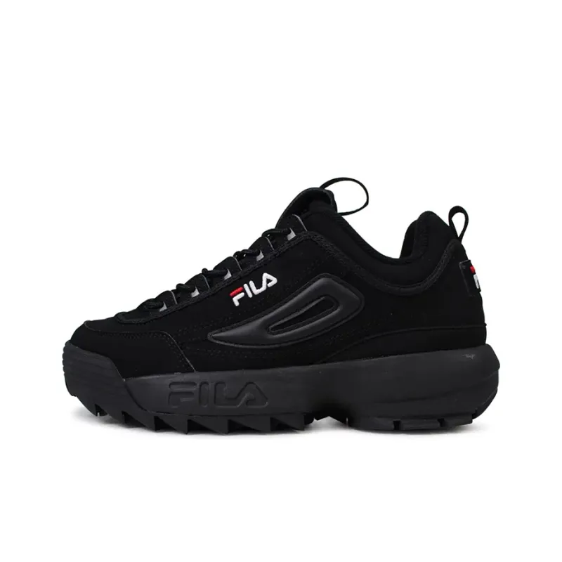 FILA Disruptor 2 Low Top Daddy Shoes Black-0