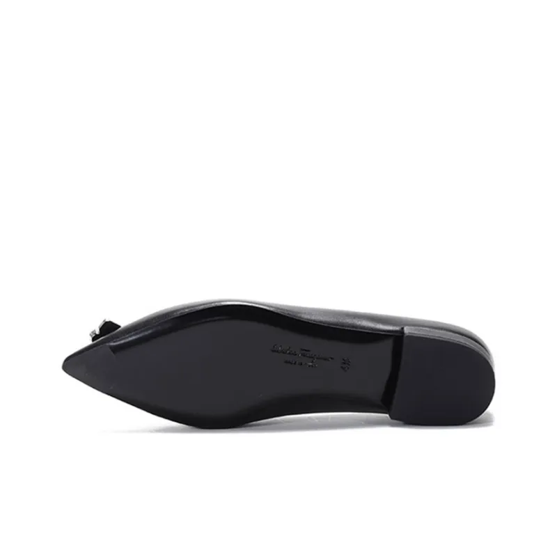 FERRAGAMO Casual Single Shoes Women's Black-5