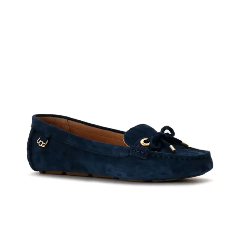 UGG ANSLEY Bow Glimmer Casual Single Shoes Women's Chestnut-2