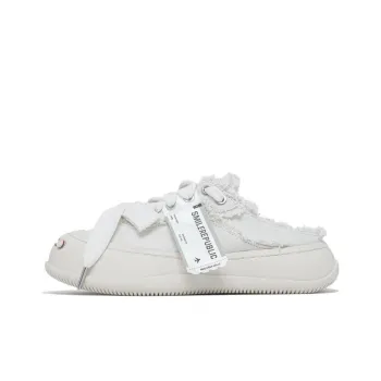 SMILEREPUBLIC Anti Slip And Wear Resistant Lightweight Height Increasing Low Top Canvas Shoes Unisex White