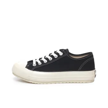 Excelsior Canvas Shoes Women's Low Top Charcoal Black