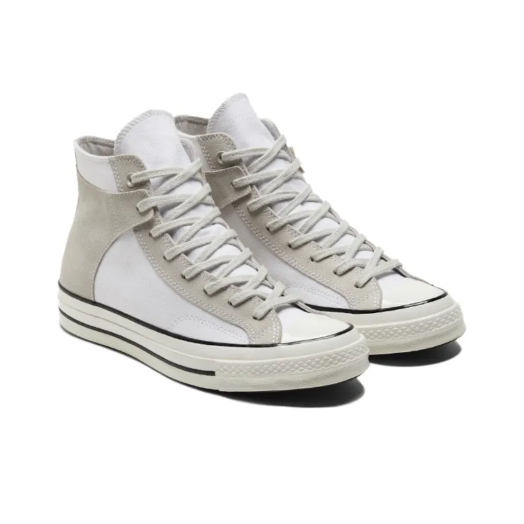 Chuck 70 Converse Crafted Canvas High 'White Mouse'-1