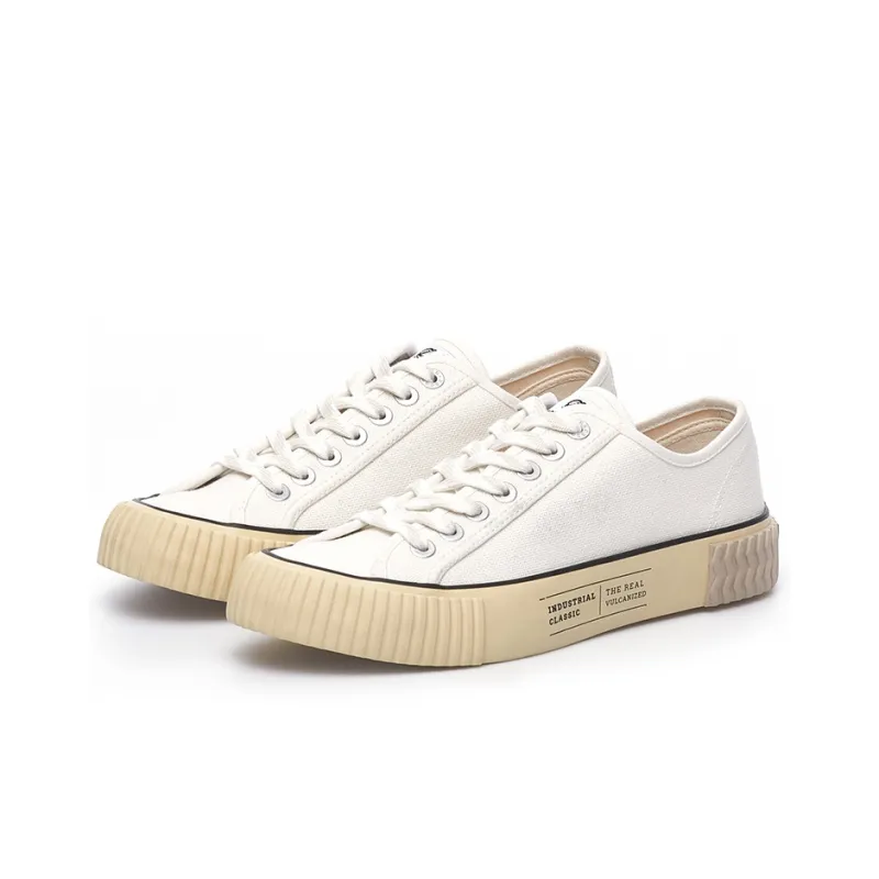 Excelsior Canvas Shoes Unisex Low Top White-1