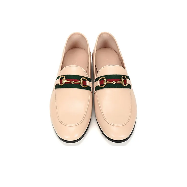 GUCCI Web Detail Loafers-3