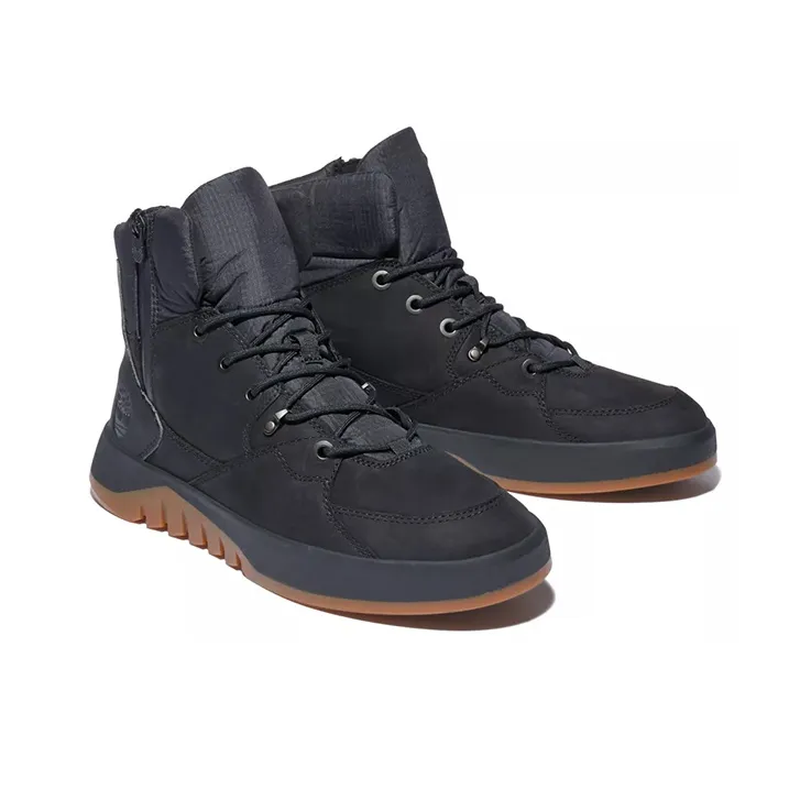 Timberland Supaway Side Zip Boots 'Black Nubuck'-3