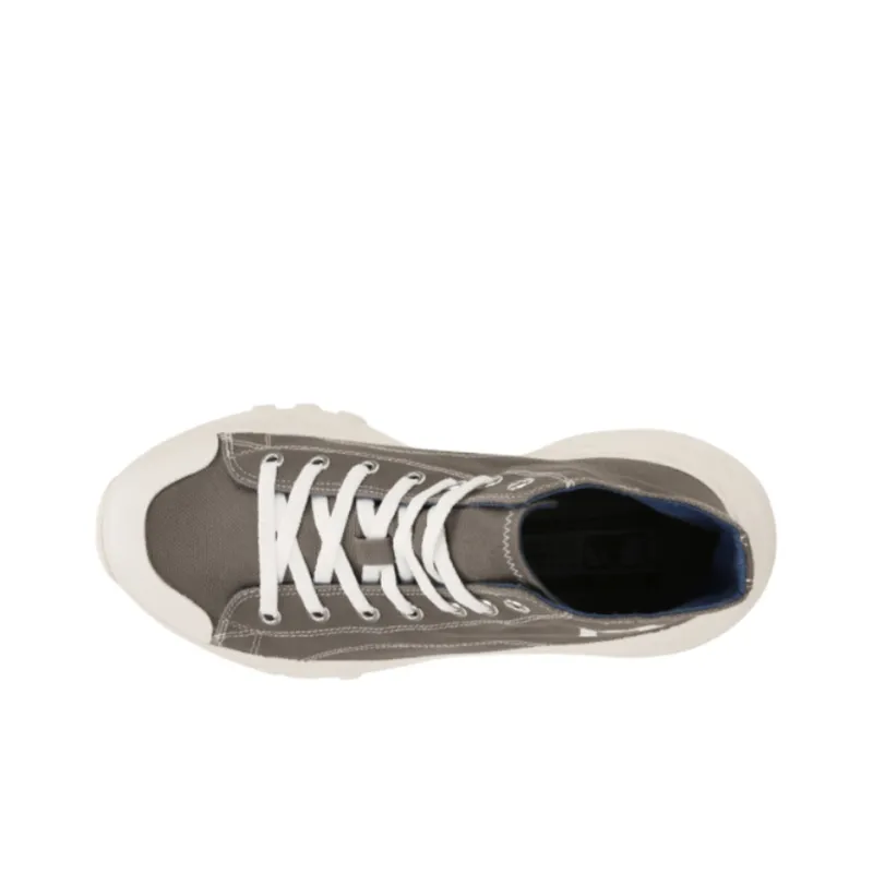 MLB Chunky High Canvas Shoes Unisex High Top Heather Gray-4