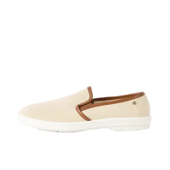 Rivieras Women's Casual Shoes Unisex Low-Top Ecru