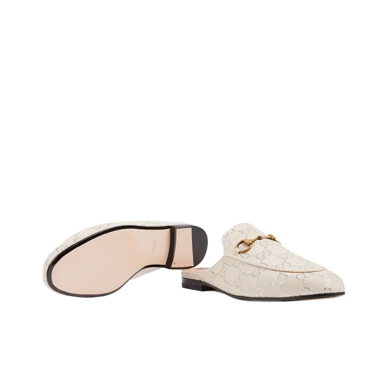 GUCCI Princetown Women's Casual Shoes Women's White-4
