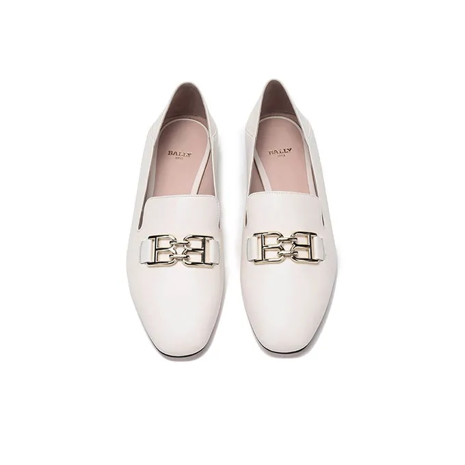 BALLY Loafers Women's Bone White-3