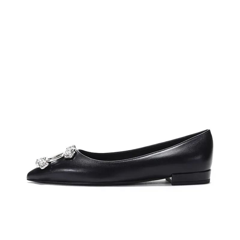 FERRAGAMO Casual Single Shoes Women's Black-0