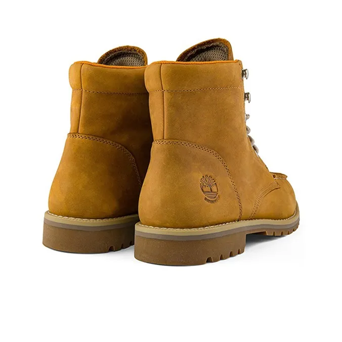 Timberland Redwood Falls Waterproof Moc Toe Wide Fit Boot 'Wheat Full Grain'-4