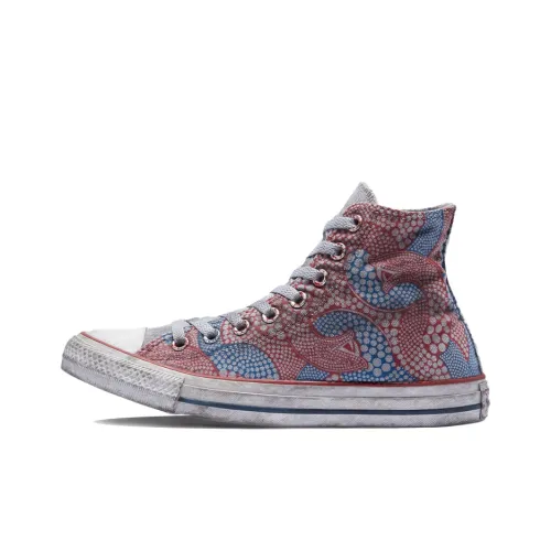 Converse Chuck Taylor All Star Canvas Shoes Unisex High-Top Red/Blue/Gray