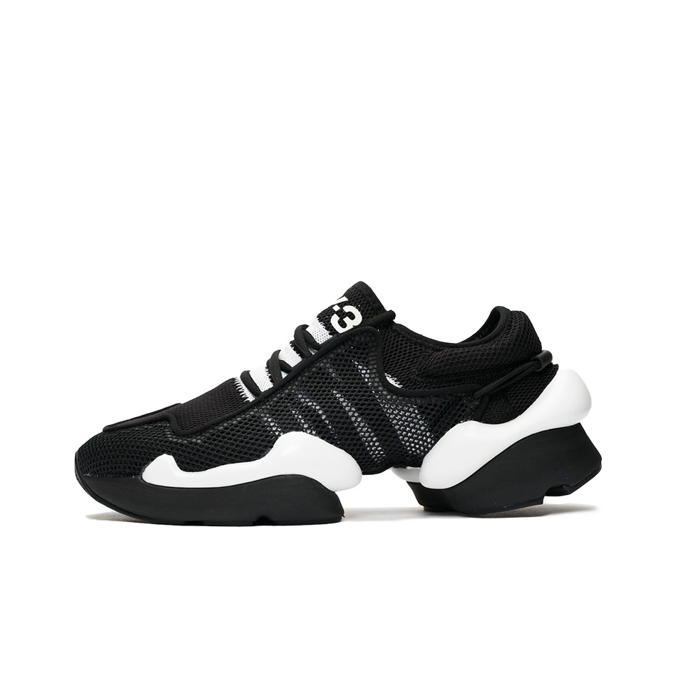 【Y-3】 REN KNIT TRAINERS ロゴ レン メッシュスニーカー Y-3 Ren Black - POIZON