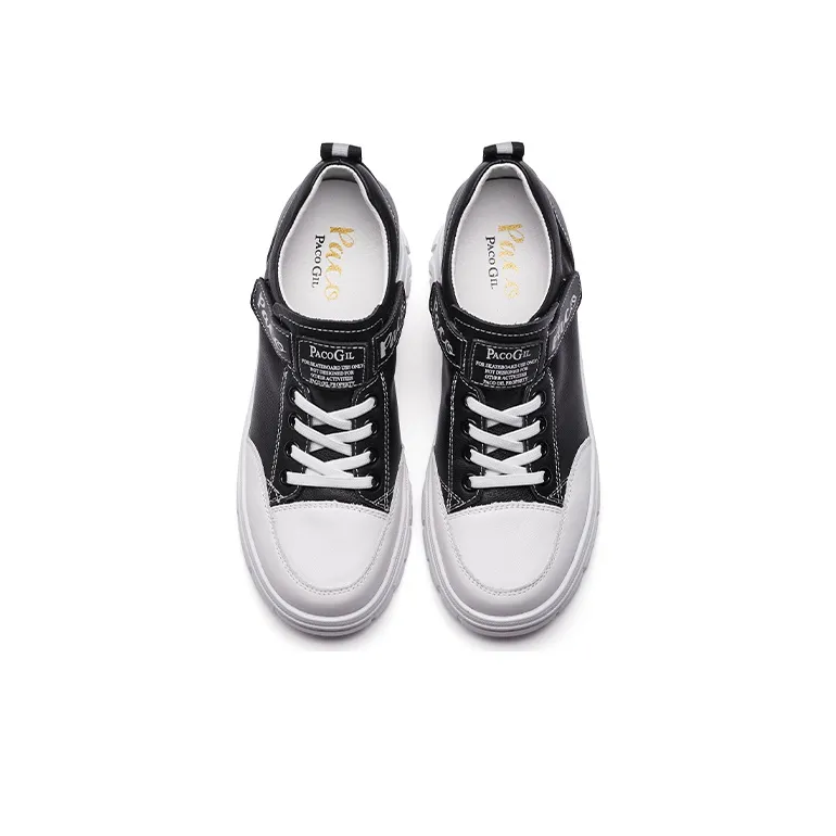 PACO GIL Chunky Sneakers Women's Low Top Black-2