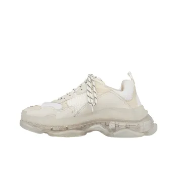 Balenciaga Triple S White Clear Sole Women's