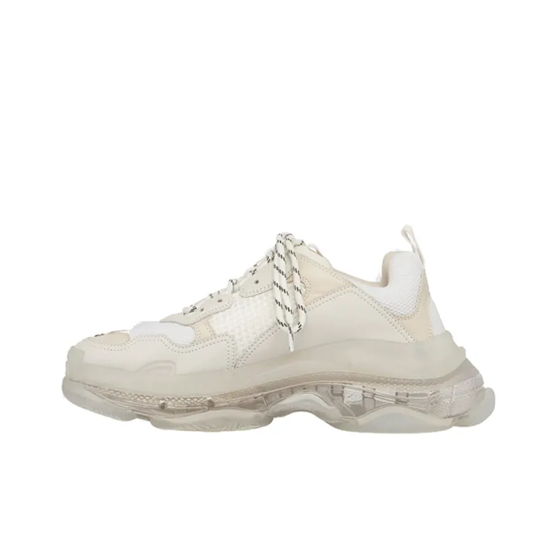 Balenciaga Triple S White Clear Sole Women's-0