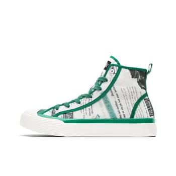 Dickies Canvas Shoes Unisex High Top Green